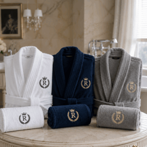 Cape de bain en coton bio - Personnalisable